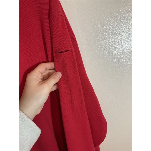 5.11 Tactical Men’s XL Long Sleeve Polo Shirt Red Performance Uniform - Picture 4 of 10